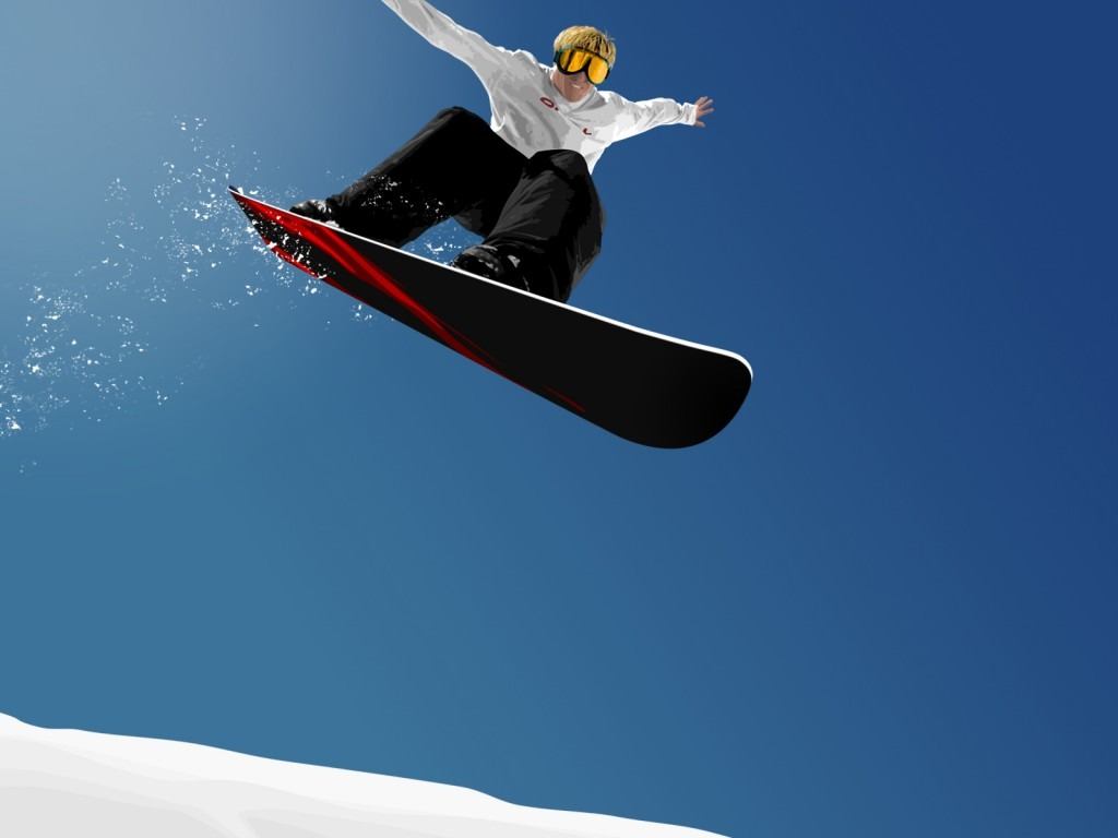 Sportoló snowboarddal – napközben szemüveg és kontaktlencse nélkül